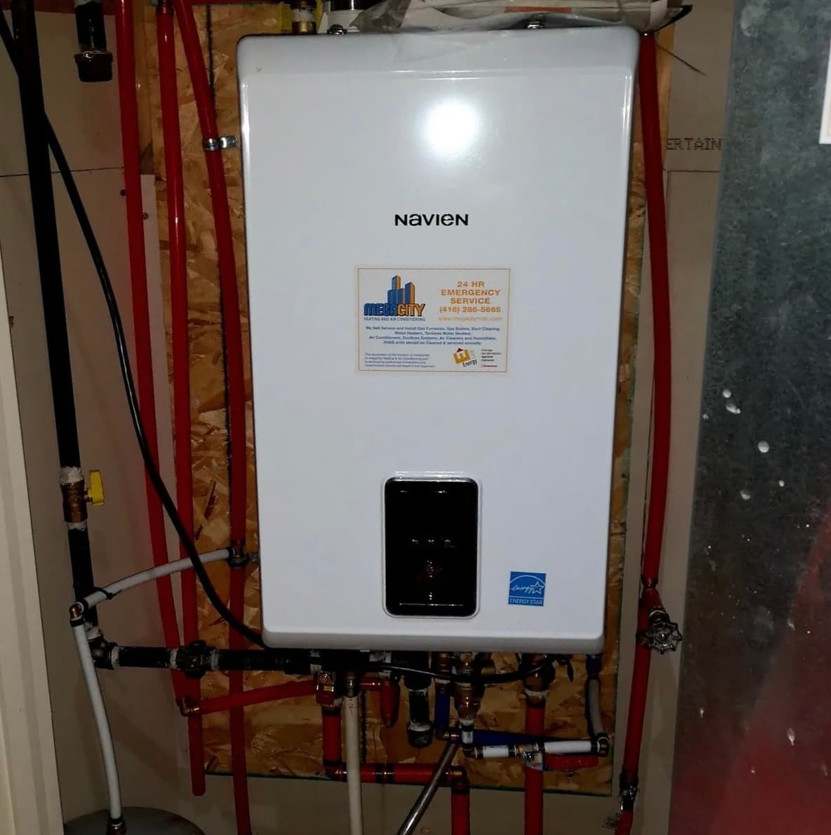 Navien Tankless Water Heater Install