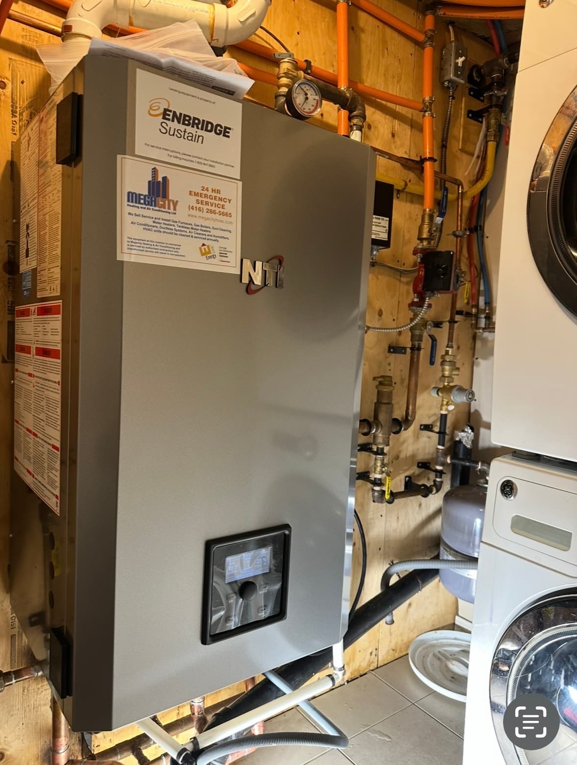 NTI Boiler — Enbridge Sustain Certified Install